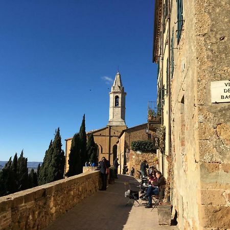 Apartamento Residenza d'Epoca La Rosa Pienza Exterior foto