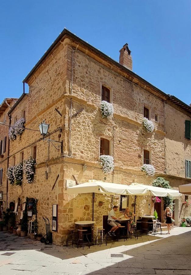 Apartamento Residenza d'Epoca La Rosa Pienza Exterior foto