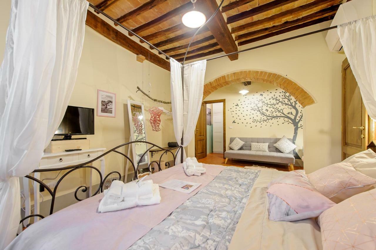 Apartamento Residenza d'Epoca La Rosa Pienza Exterior foto