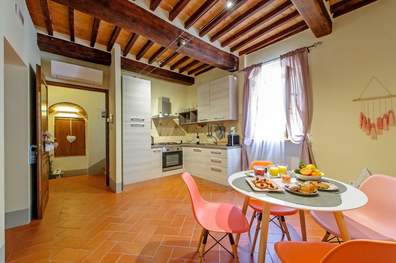 Apartamento Residenza d'Epoca La Rosa Pienza Exterior foto