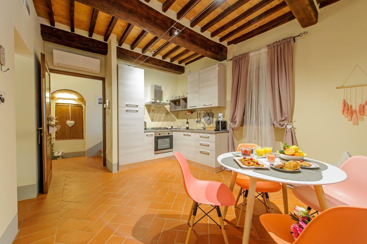 Apartamento Residenza d'Epoca La Rosa Pienza Exterior foto