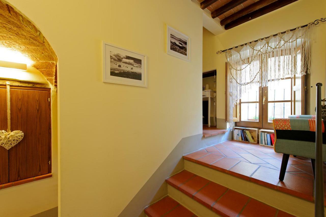 Apartamento Residenza d'Epoca La Rosa Pienza Exterior foto