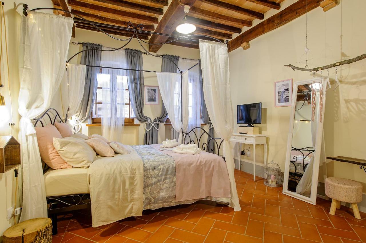 Apartamento Residenza d'Epoca La Rosa Pienza Exterior foto