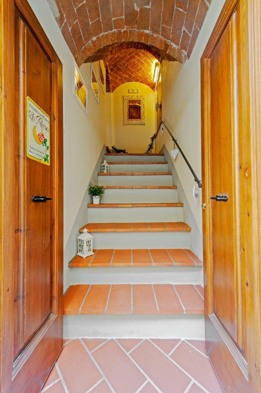 Apartamento Residenza d'Epoca La Rosa Pienza Exterior foto