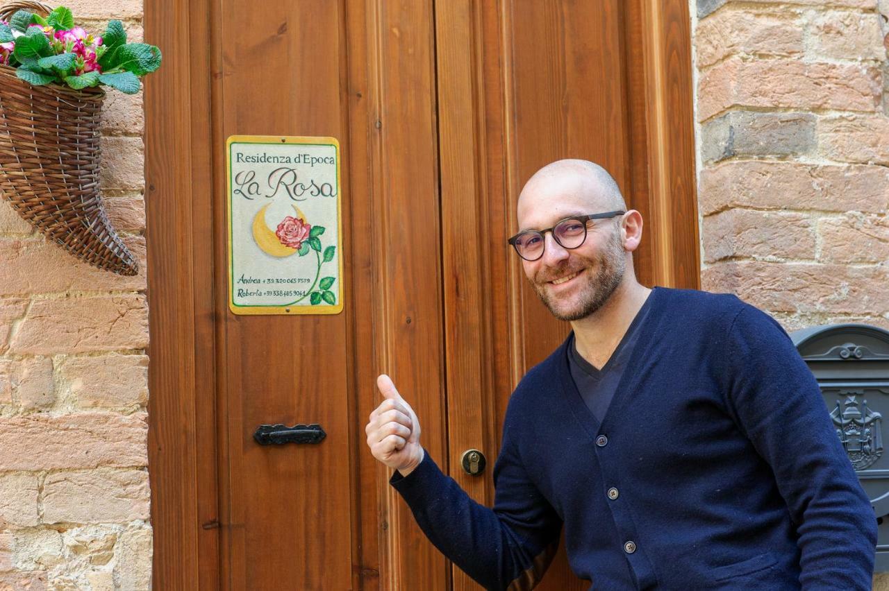 Apartamento Residenza d'Epoca La Rosa Pienza Exterior foto