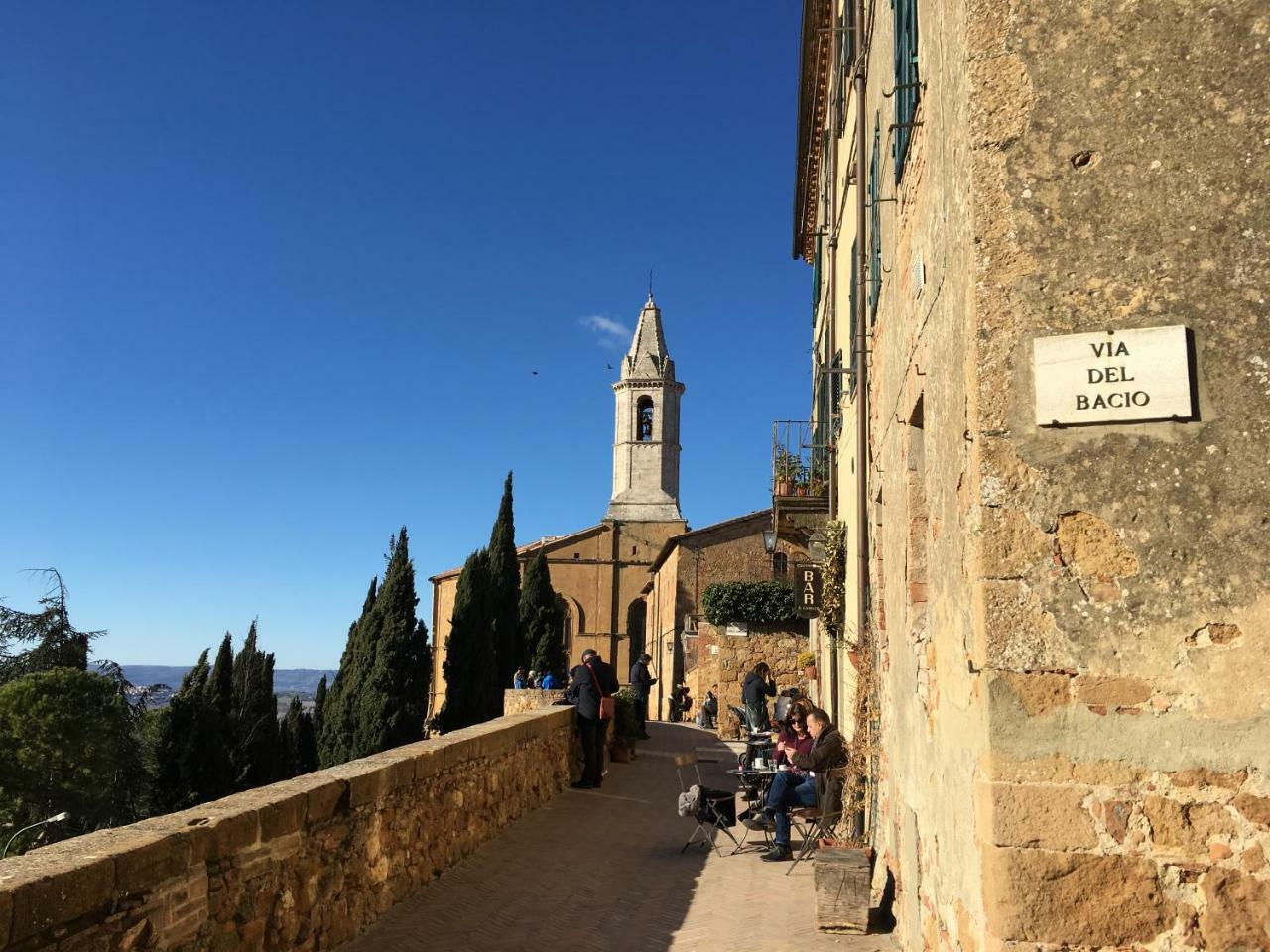 Apartamento Residenza d'Epoca La Rosa Pienza Exterior foto