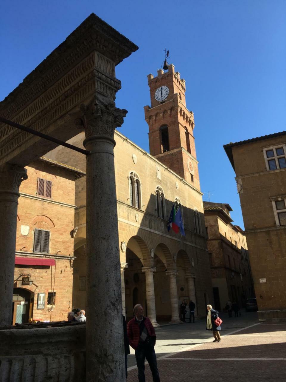 Apartamento Residenza d'Epoca La Rosa Pienza Exterior foto