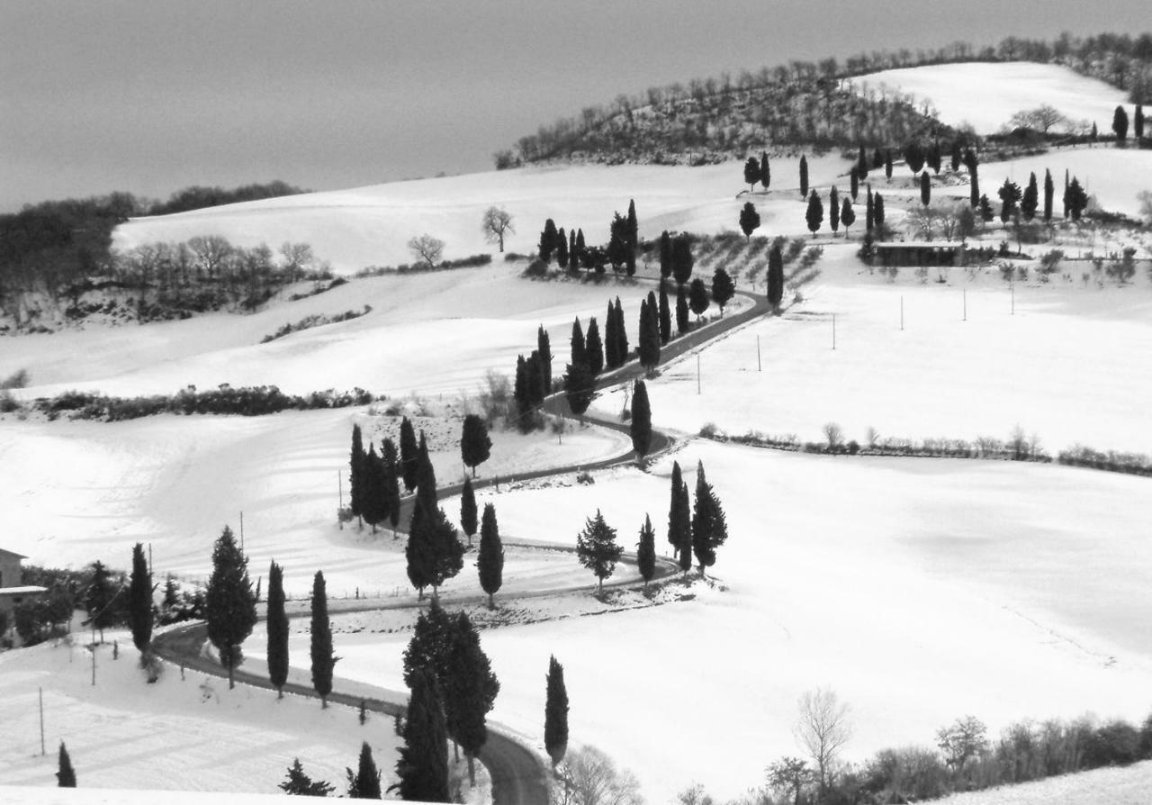 Apartamento Residenza d'Epoca La Rosa Pienza Exterior foto