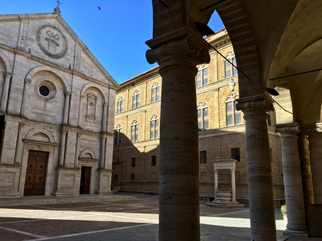Apartamento Residenza d'Epoca La Rosa Pienza Exterior foto